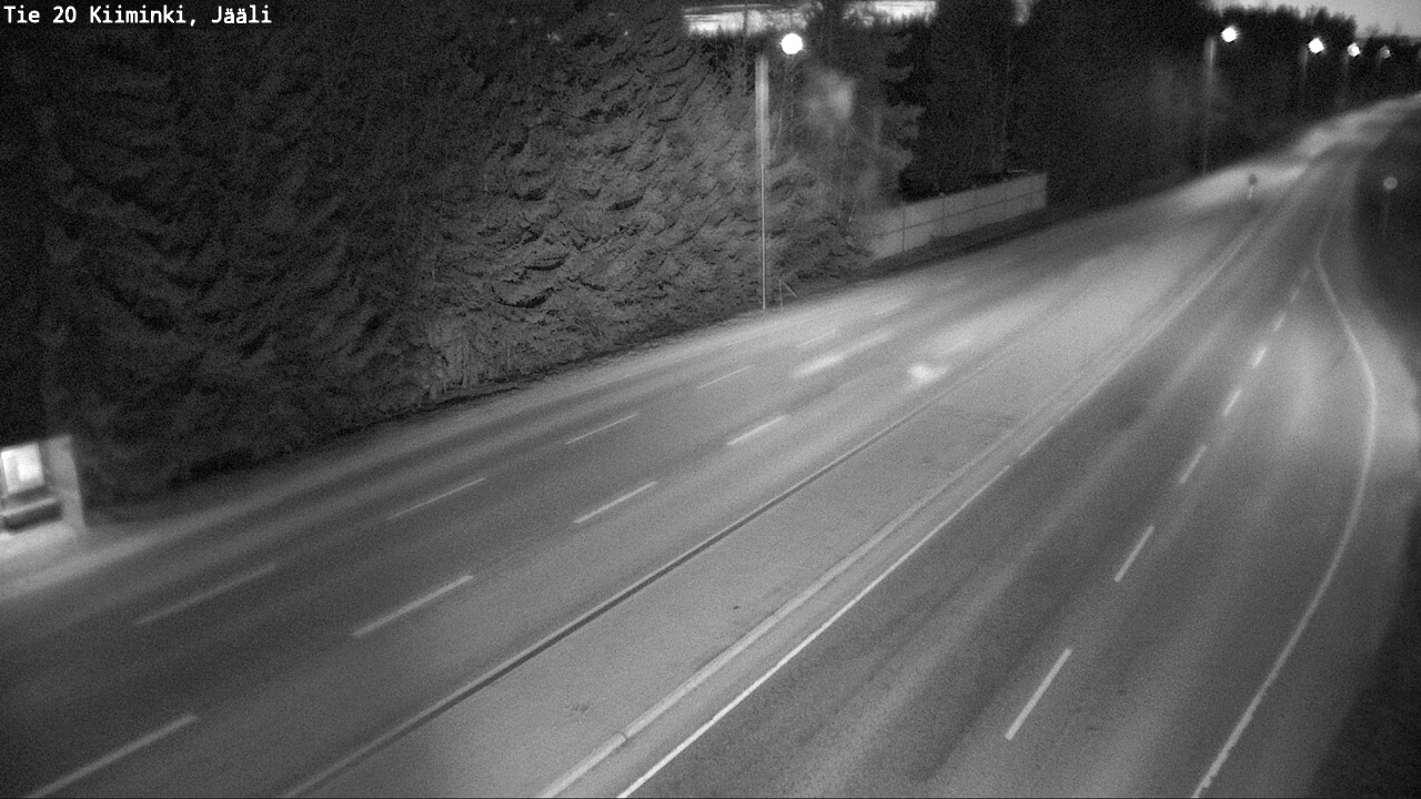 Weather Camera Image Väg 20 Uleåborg Kiiminki, Jääli, Oulu, Pohjois-Pohjanmaa