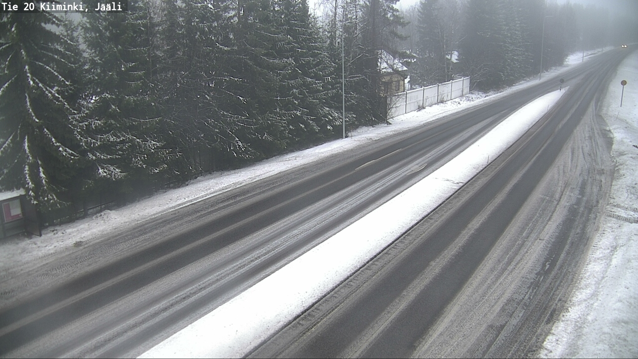 Weather Camera Image Road 20 Oulu Kiiminki, Jääli, Oulu, Pohjois-Pohjanmaa