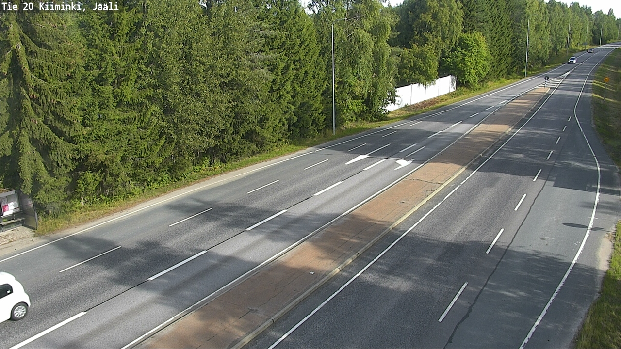 Weather Camera Image Road 20 Oulu Kiiminki, Jääli, Oulu, Pohjois-Pohjanmaa