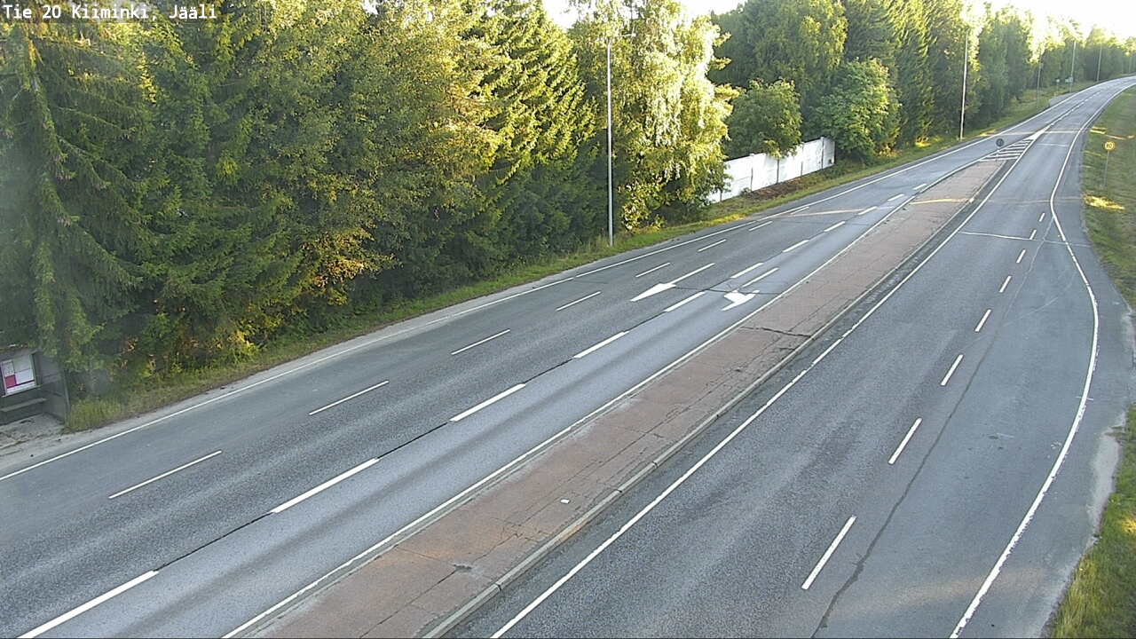 Weather Camera Image Väg 20 Uleåborg Kiiminki, Jääli, Oulu, Pohjois-Pohjanmaa