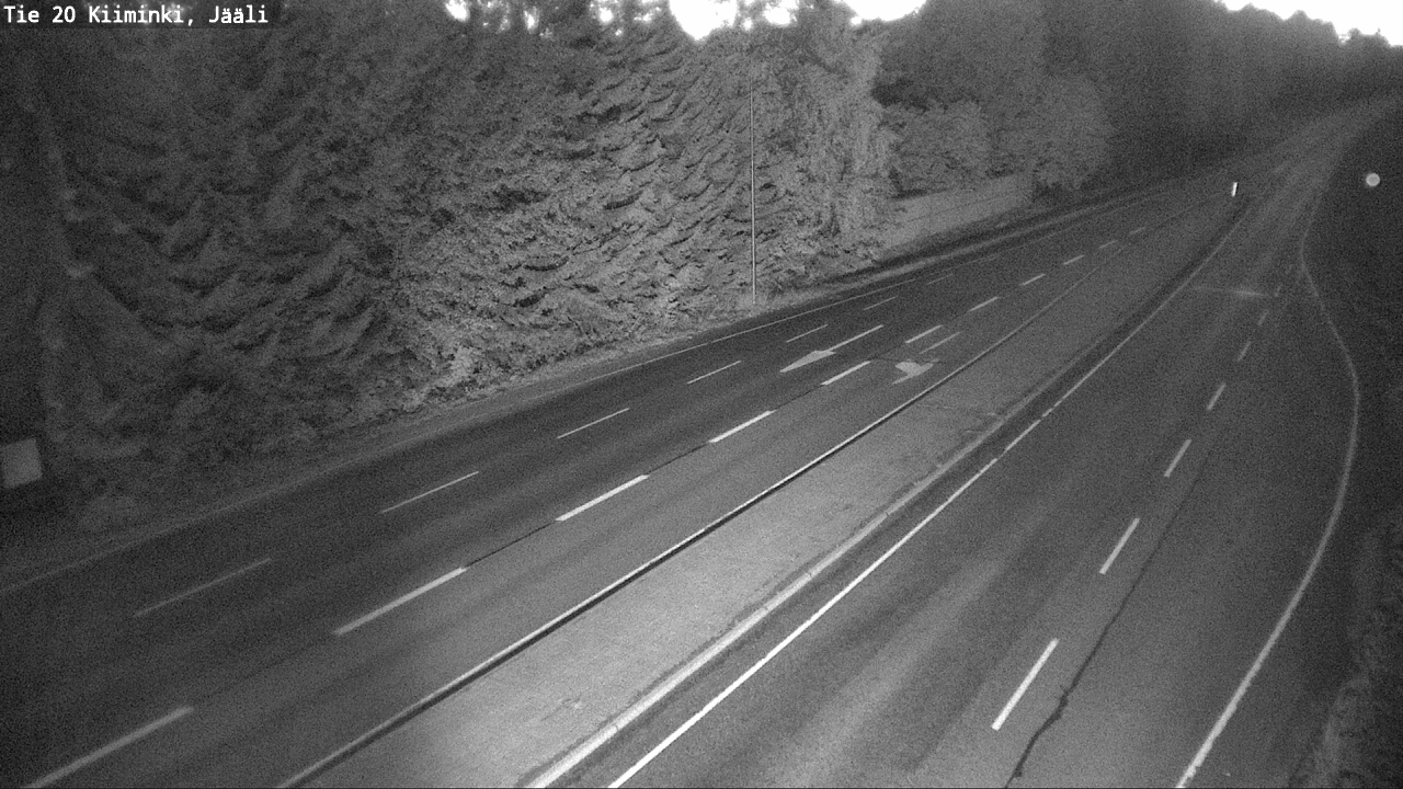 Weather Camera Image Väg 20 Uleåborg Kiiminki, Jääli, Oulu, Pohjois-Pohjanmaa