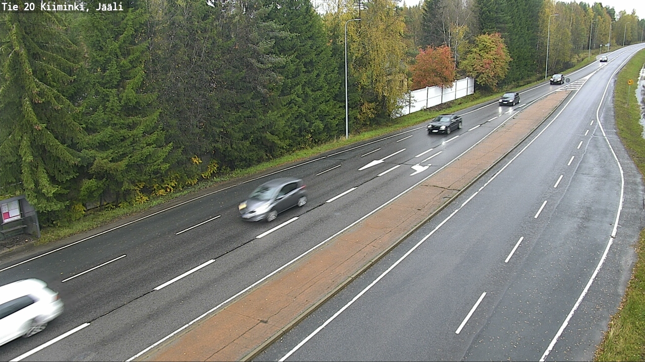 Weather Camera Image Road 20 Oulu Kiiminki, Jääli, Oulu, Pohjois-Pohjanmaa