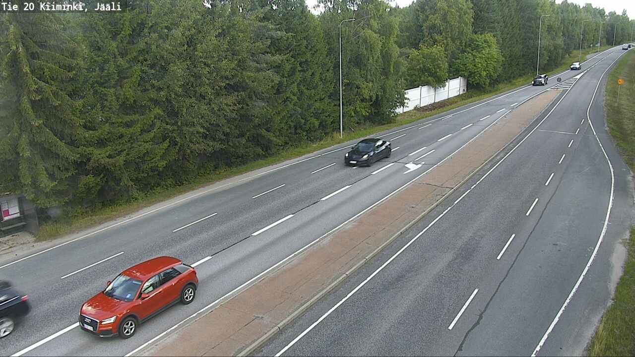 Weather Camera Image Road 20 Oulu Kiiminki, Jääli, Oulu, Pohjois-Pohjanmaa