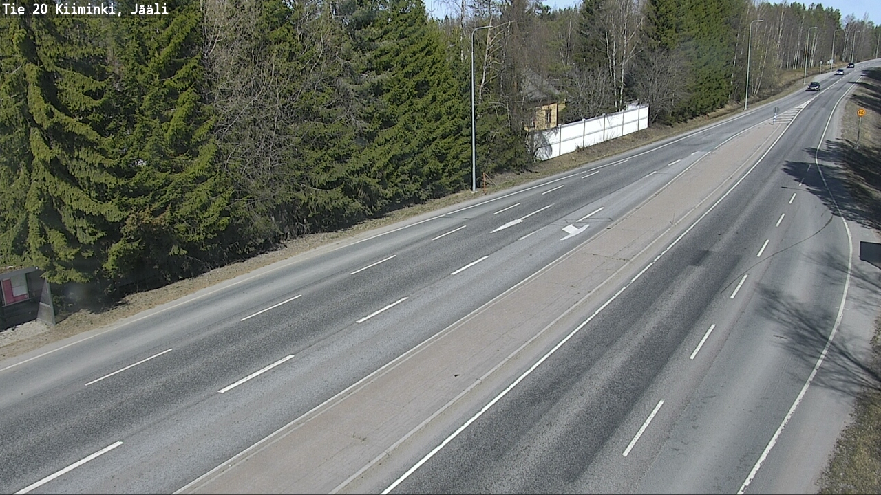 Weather Camera Image Road 20 Oulu Kiiminki, Jääli, Oulu, Pohjois-Pohjanmaa