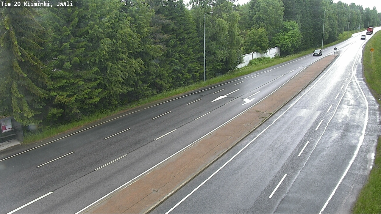 Weather Camera Image Road 20 Oulu Kiiminki, Jääli, Oulu, Pohjois-Pohjanmaa