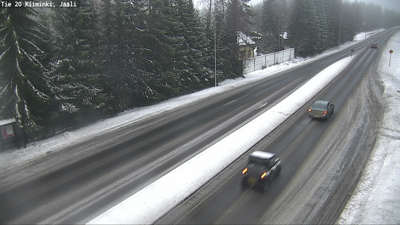Weather Camera Image Väg 20 Uleåborg Kiiminki, Jääli, Oulu, Pohjois-Pohjanmaa