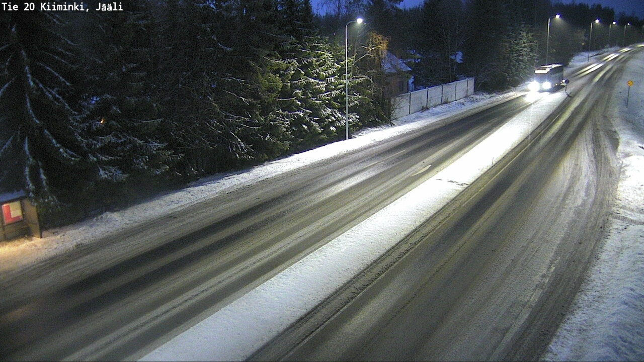 Weather Camera Image Väg 20 Uleåborg Kiiminki, Jääli, Oulu, Pohjois-Pohjanmaa
