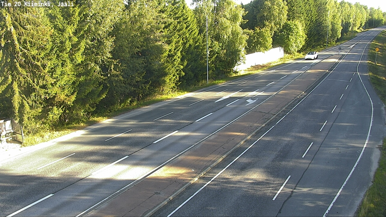 Weather Camera Image Väg 20 Uleåborg Kiiminki, Jääli, Oulu, Pohjois-Pohjanmaa
