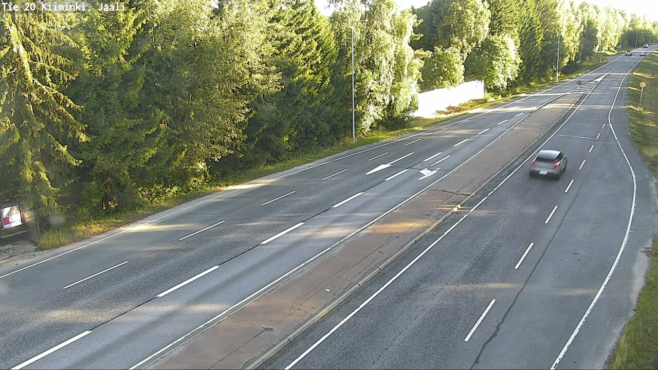 Weather Camera Image Väg 20 Uleåborg Kiiminki, Jääli, Oulu, Pohjois-Pohjanmaa