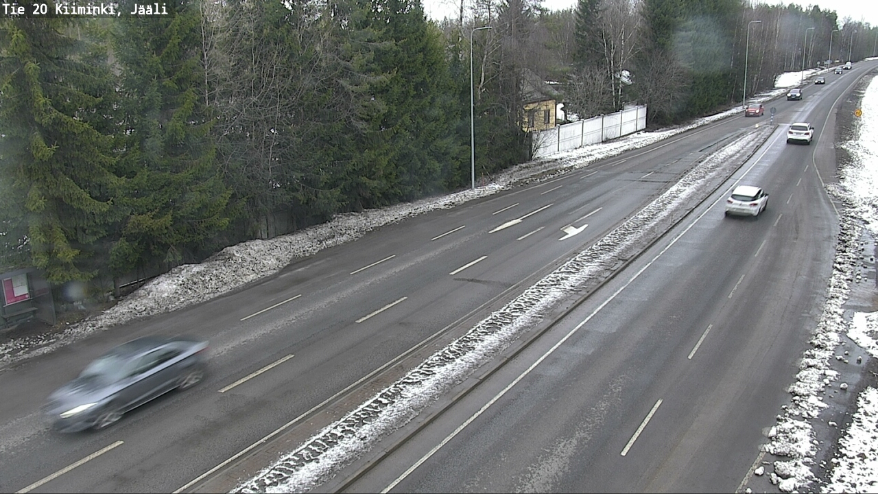 Weather Camera Image Road 20 Oulu Kiiminki, Jääli, Oulu, Pohjois-Pohjanmaa