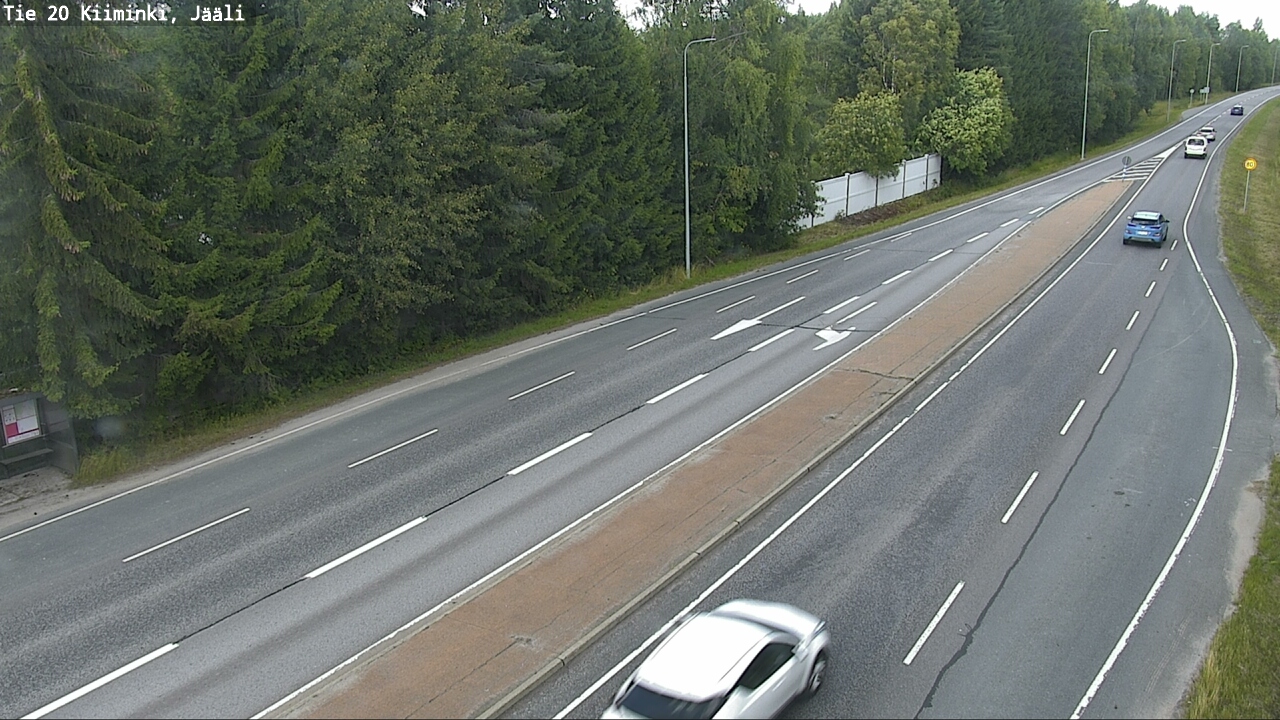 Weather Camera Image Väg 20 Uleåborg Kiiminki, Jääli, Oulu, Pohjois-Pohjanmaa