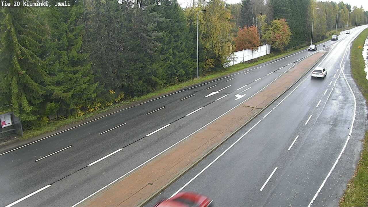 Weather Camera Image Road 20 Oulu Kiiminki, Jääli, Oulu, Pohjois-Pohjanmaa