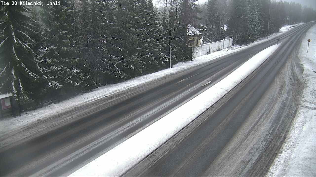 Weather Camera Image Väg 20 Uleåborg Kiiminki, Jääli, Oulu, Pohjois-Pohjanmaa