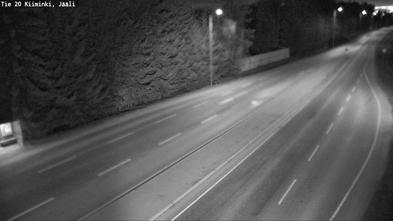 Weather Camera Image Väg 20 Uleåborg Kiiminki, Jääli, Oulu, Pohjois-Pohjanmaa