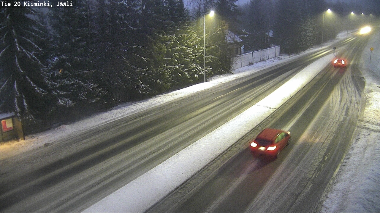 Weather Camera Image Road 20 Oulu Kiiminki, Jääli, Oulu, Pohjois-Pohjanmaa