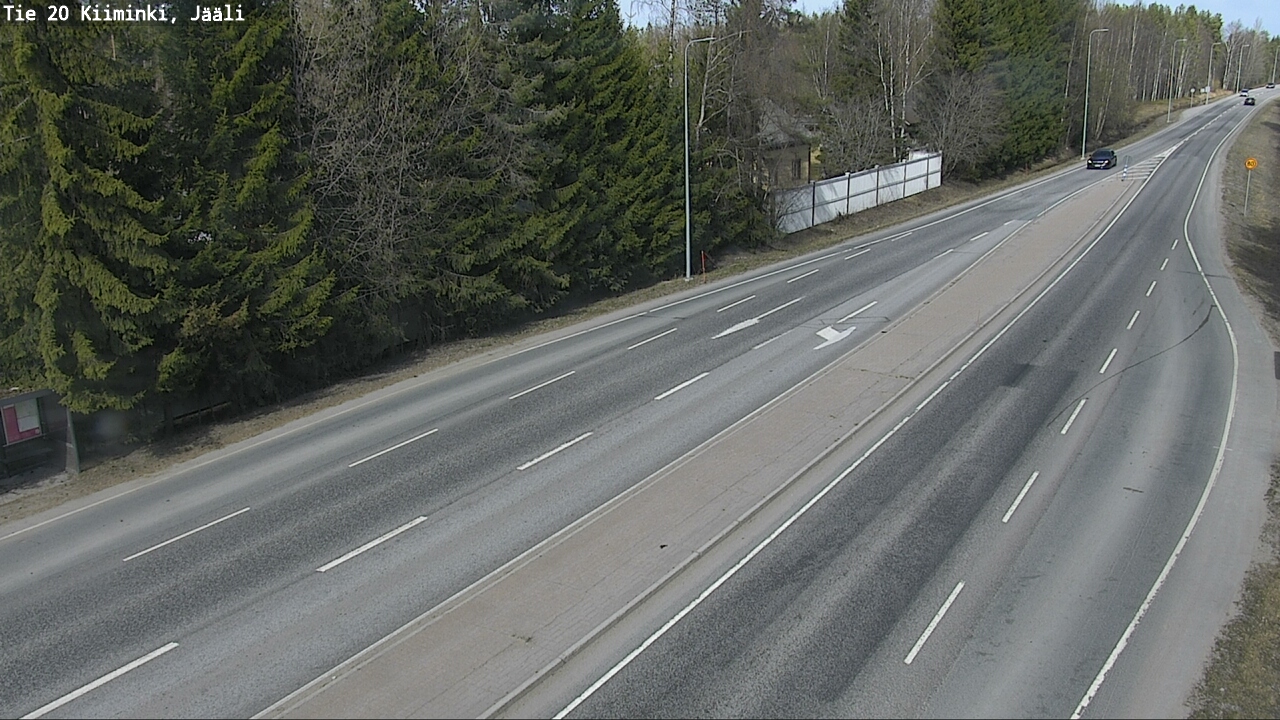 Weather Camera Image Road 20 Oulu Kiiminki, Jääli, Oulu, Pohjois-Pohjanmaa