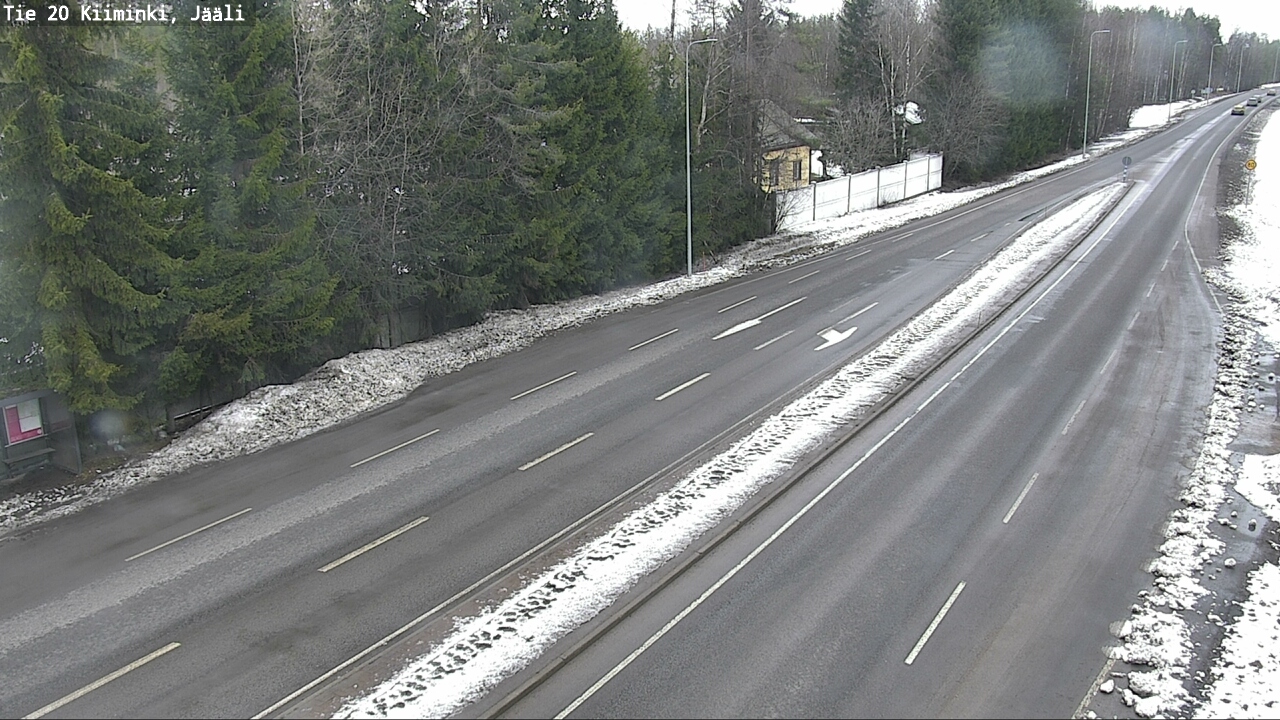 Weather Camera Image Väg 20 Uleåborg Kiiminki, Jääli, Oulu, Pohjois-Pohjanmaa