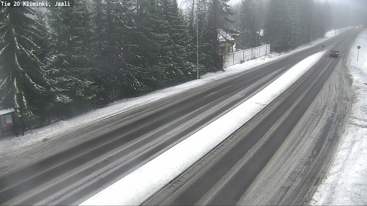 Weather Camera Image Road 20 Oulu Kiiminki, Jääli, Oulu, Pohjois-Pohjanmaa