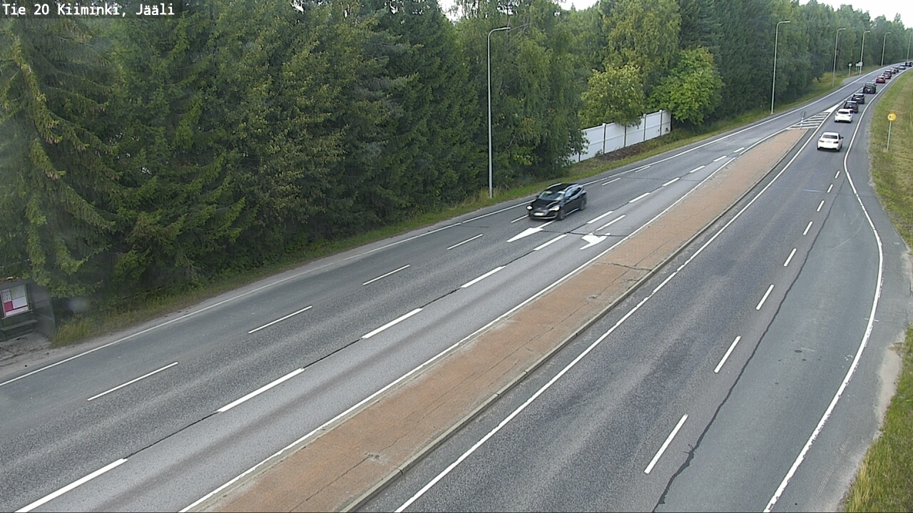 Weather Camera Image Väg 20 Uleåborg Kiiminki, Jääli, Oulu, Pohjois-Pohjanmaa