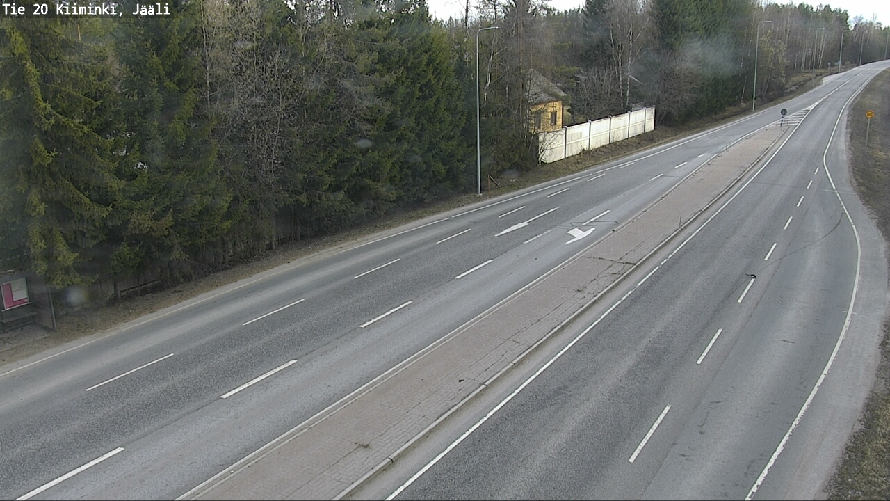 Weather Camera Image Road 20 Oulu Kiiminki, Jääli, Oulu, Pohjois-Pohjanmaa