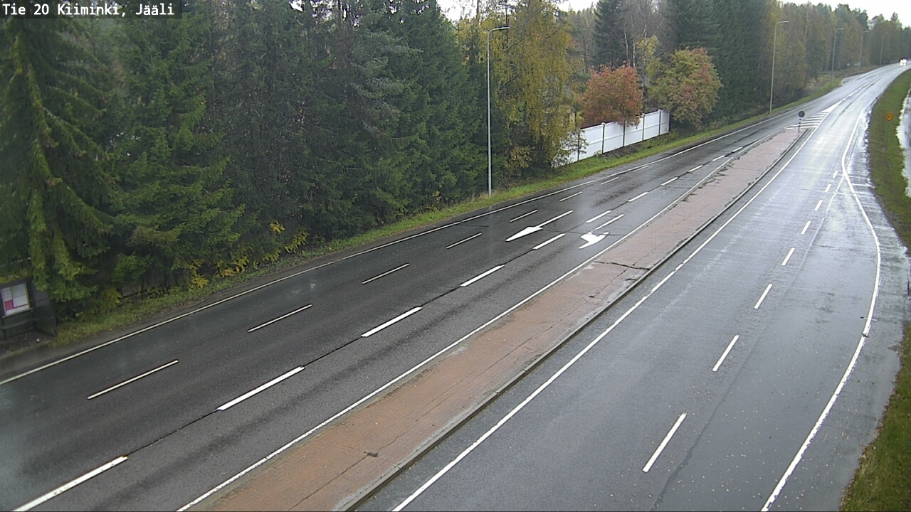 Weather Camera Image Väg 20 Uleåborg Kiiminki, Jääli, Oulu, Pohjois-Pohjanmaa