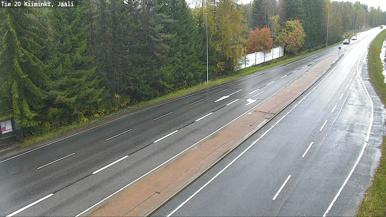 Weather Camera Image Road 20 Oulu Kiiminki, Jääli, Oulu, Pohjois-Pohjanmaa