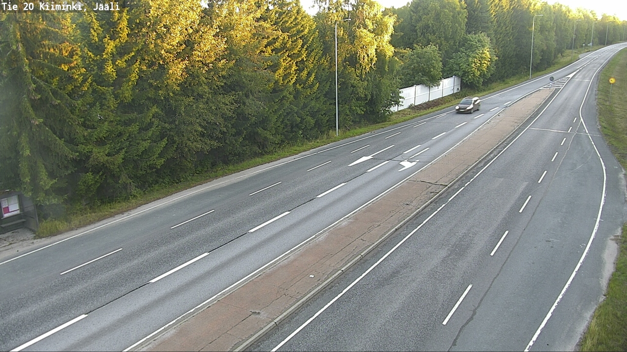 Weather Camera Image Väg 20 Uleåborg Kiiminki, Jääli, Oulu, Pohjois-Pohjanmaa