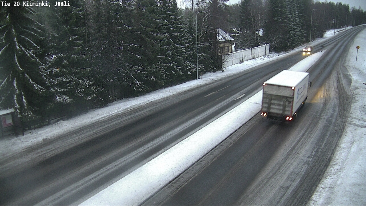 Weather Camera Image Väg 20 Uleåborg Kiiminki, Jääli, Oulu, Pohjois-Pohjanmaa