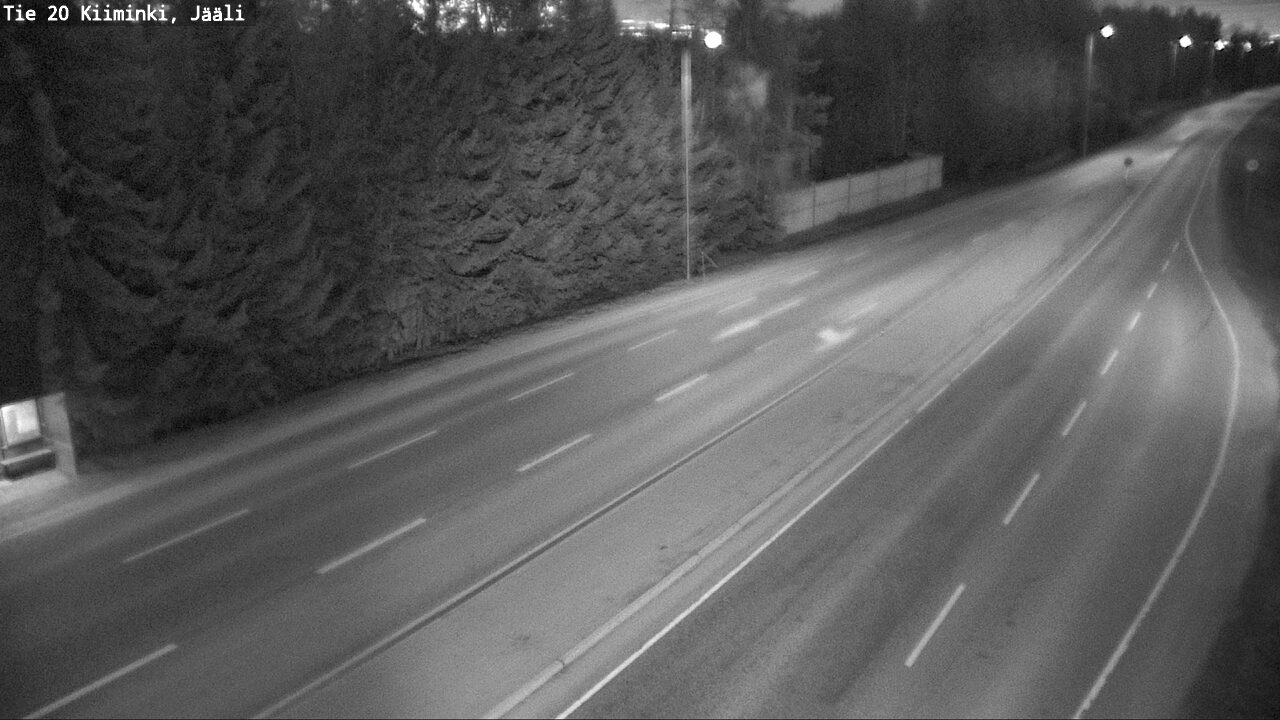 Weather Camera Image Väg 20 Uleåborg Kiiminki, Jääli, Oulu, Pohjois-Pohjanmaa