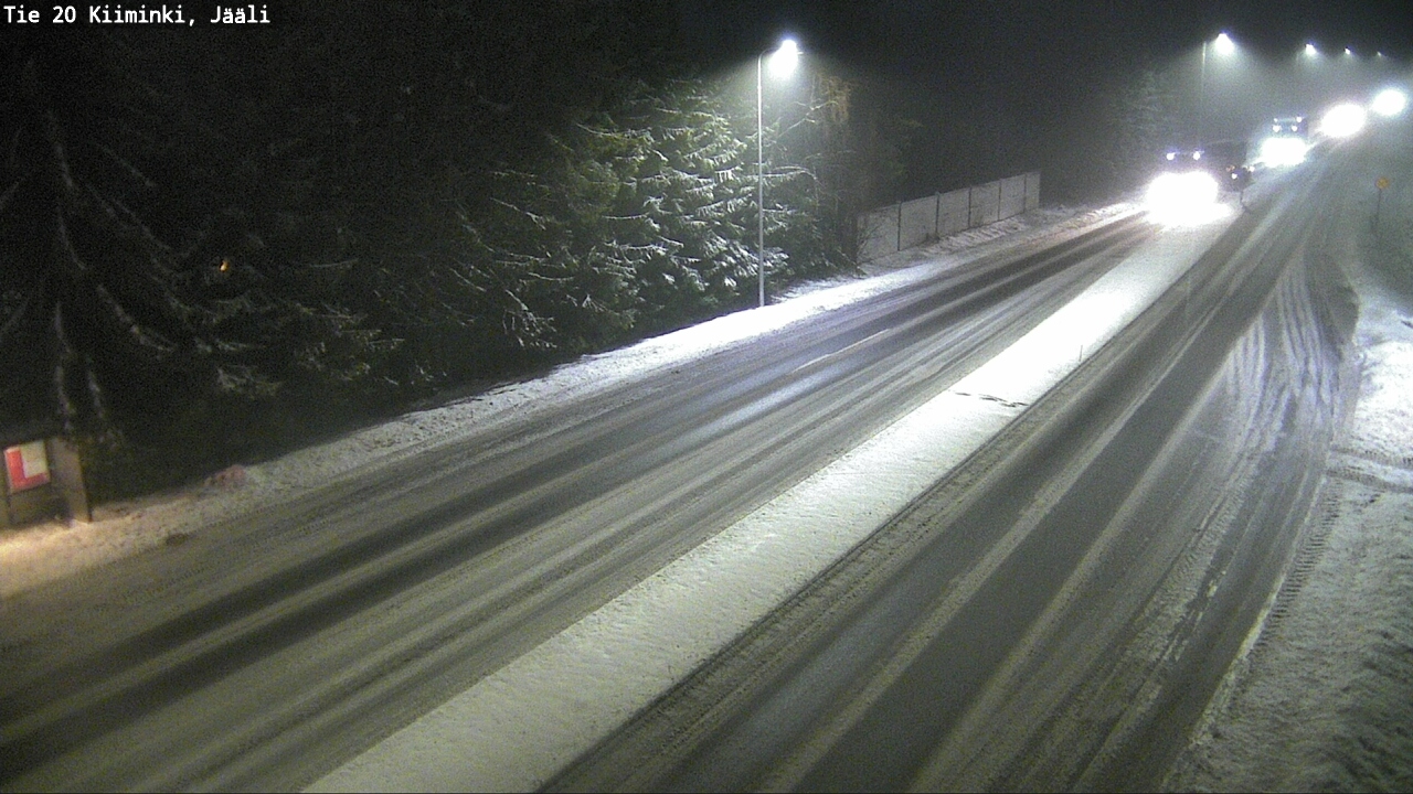 Weather Camera Image Road 20 Oulu Kiiminki, Jääli, Oulu, Pohjois-Pohjanmaa