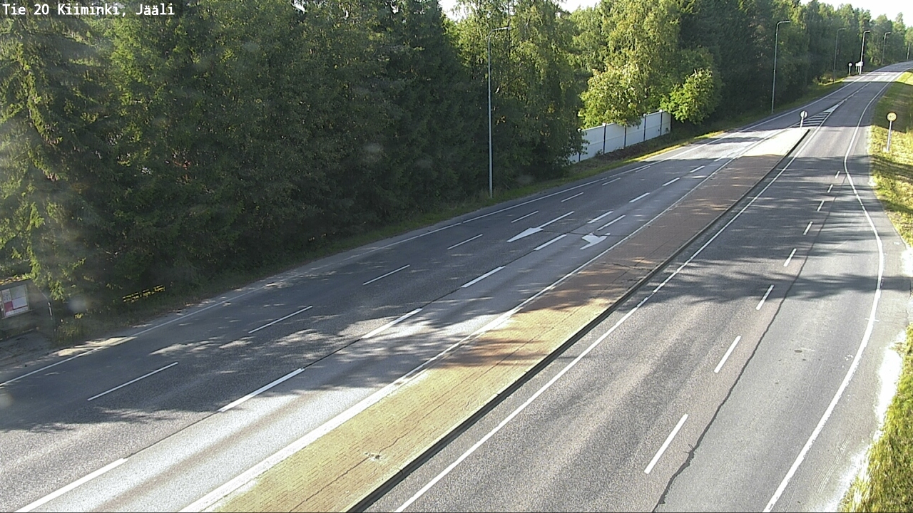 Weather Camera Image Väg 20 Uleåborg Kiiminki, Jääli, Oulu, Pohjois-Pohjanmaa