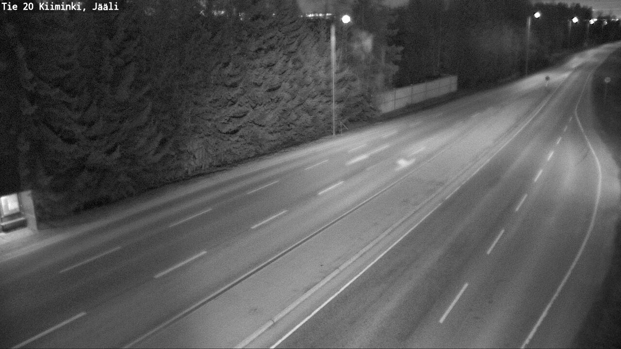 Weather Camera Image Väg 20 Uleåborg Kiiminki, Jääli, Oulu, Pohjois-Pohjanmaa