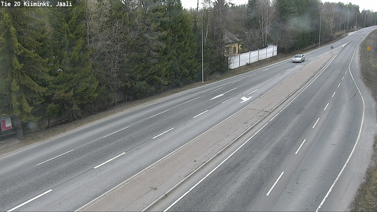 Weather Camera Image Road 20 Oulu Kiiminki, Jääli, Oulu, Pohjois-Pohjanmaa