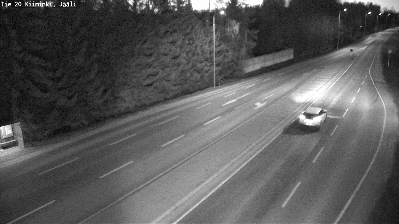 Weather Camera Image Väg 20 Uleåborg Kiiminki, Jääli, Oulu, Pohjois-Pohjanmaa