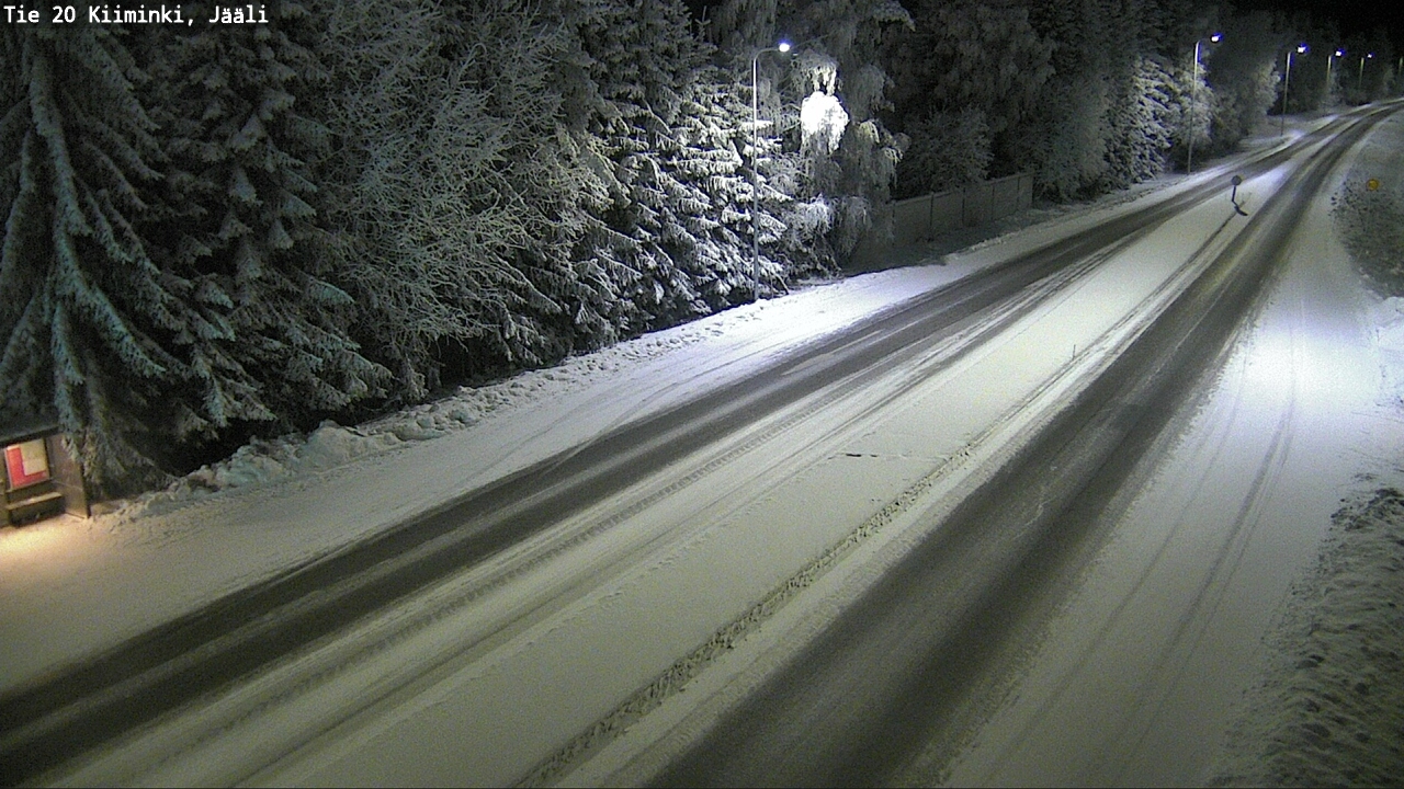 Weather Camera Image Väg 20 Uleåborg Kiiminki, Jääli, Oulu, Pohjois-Pohjanmaa