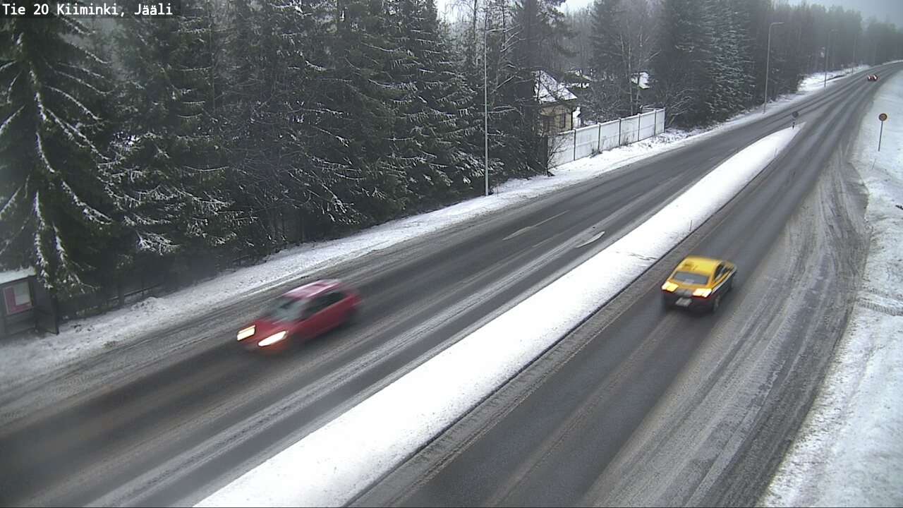 Weather Camera Image Väg 20 Uleåborg Kiiminki, Jääli, Oulu, Pohjois-Pohjanmaa