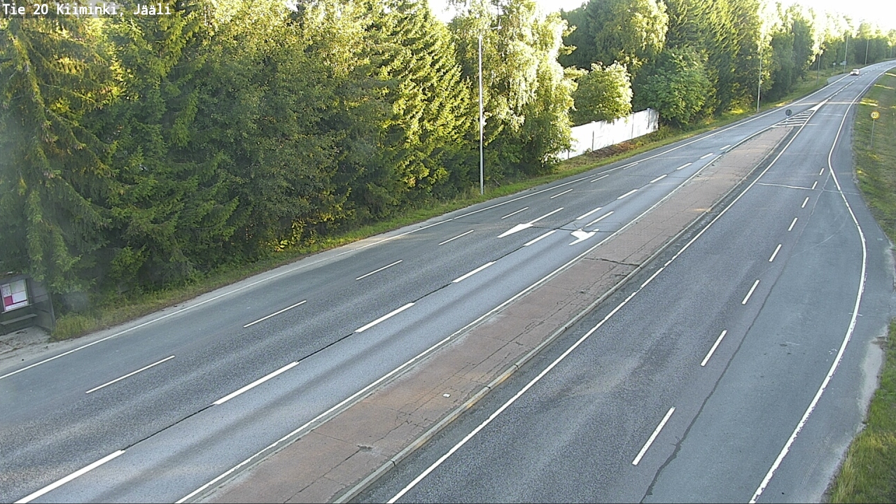 Weather Camera Image Väg 20 Uleåborg Kiiminki, Jääli, Oulu, Pohjois-Pohjanmaa