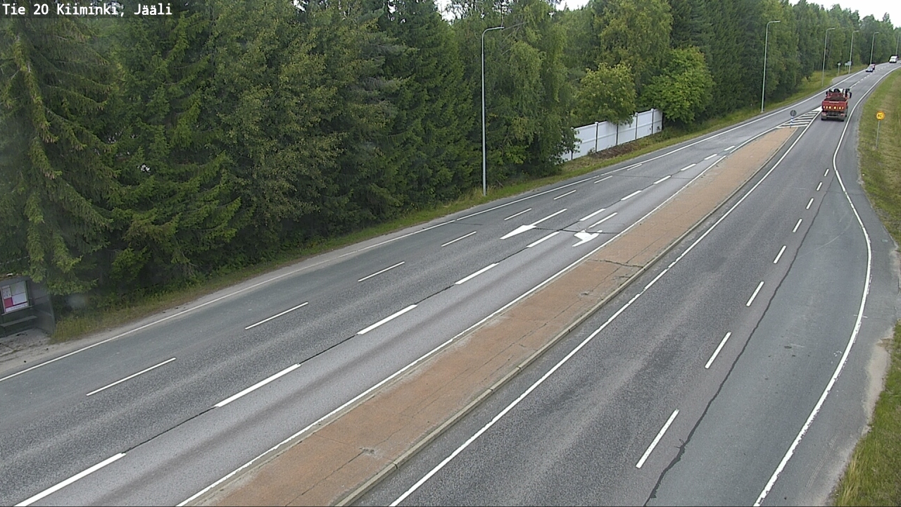 Weather Camera Image Väg 20 Uleåborg Kiiminki, Jääli, Oulu, Pohjois-Pohjanmaa