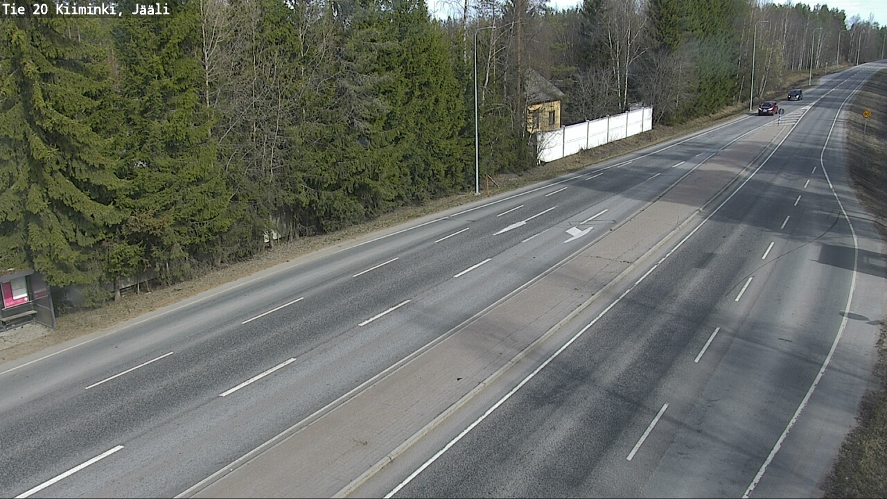 Weather Camera Image Road 20 Oulu Kiiminki, Jääli, Oulu, Pohjois-Pohjanmaa