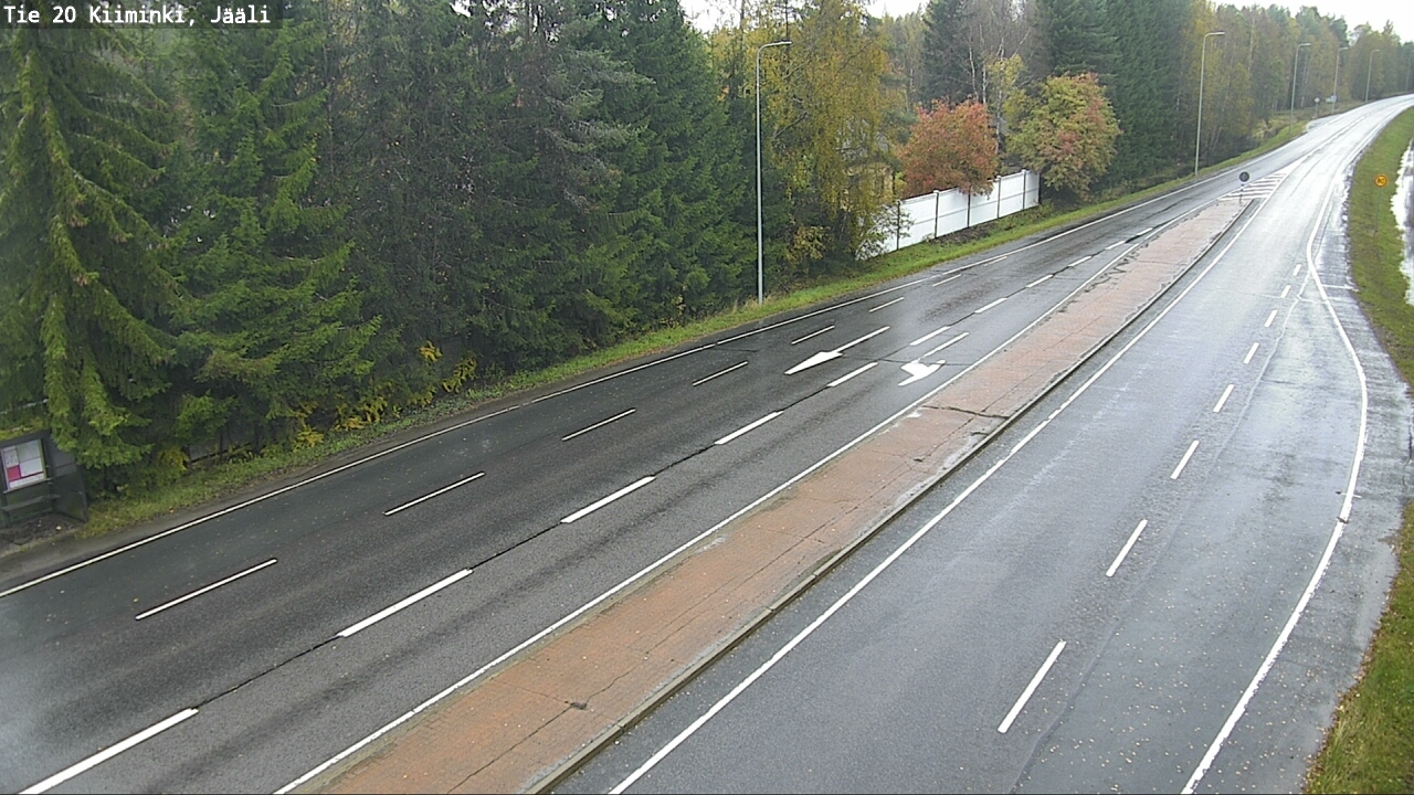 Weather Camera Image Road 20 Oulu Kiiminki, Jääli, Oulu, Pohjois-Pohjanmaa
