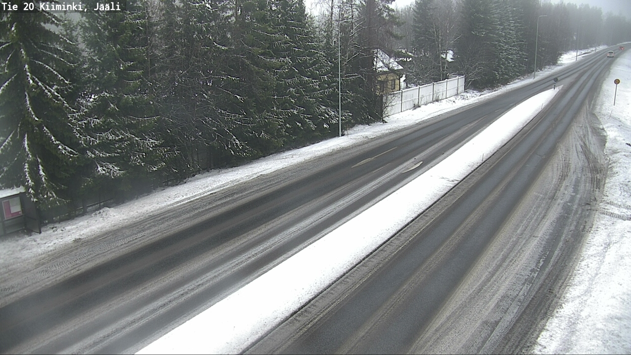 Weather Camera Image Väg 20 Uleåborg Kiiminki, Jääli, Oulu, Pohjois-Pohjanmaa
