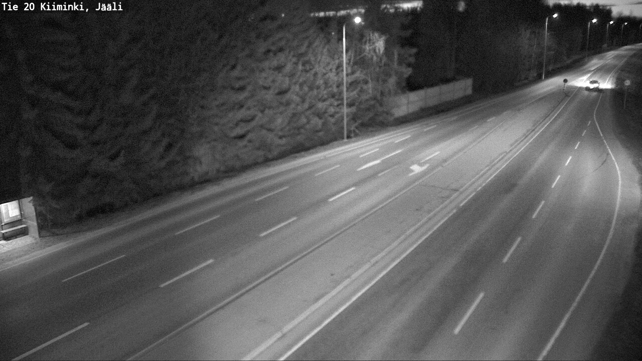 Weather Camera Image Road 20 Oulu Kiiminki, Jääli, Oulu, Pohjois-Pohjanmaa