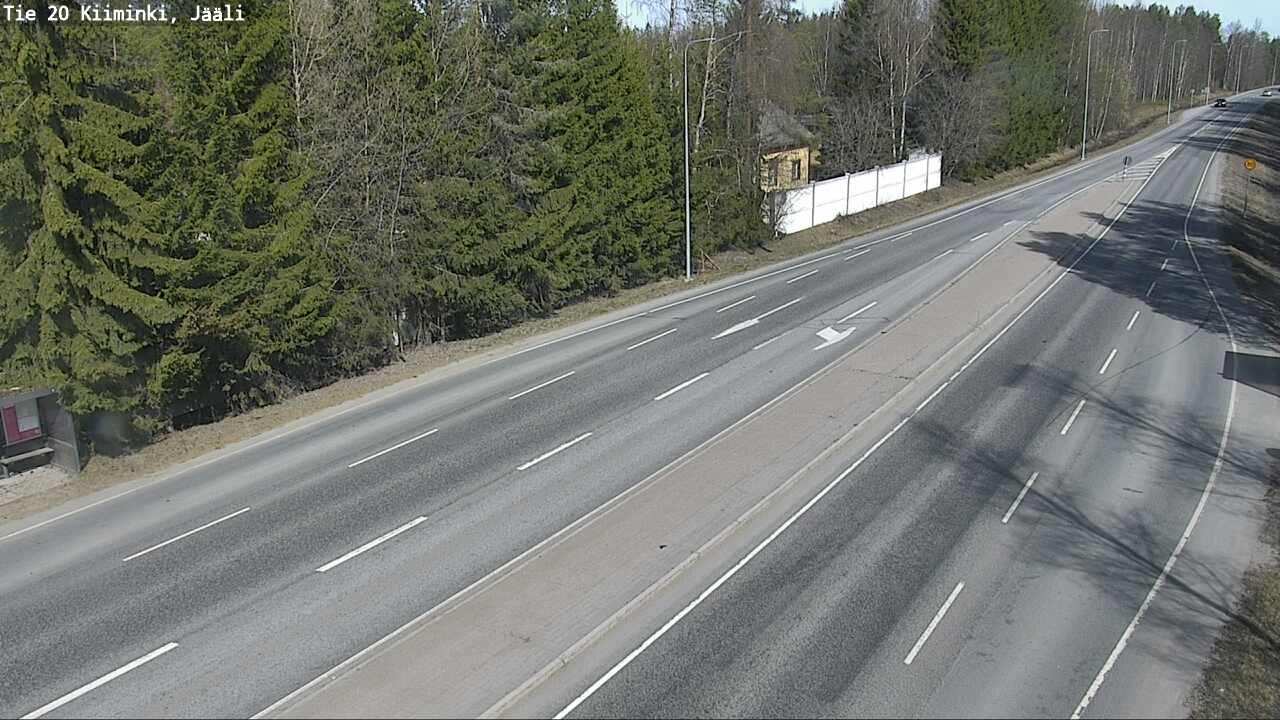 Weather Camera Image Road 20 Oulu Kiiminki, Jääli, Oulu, Pohjois-Pohjanmaa