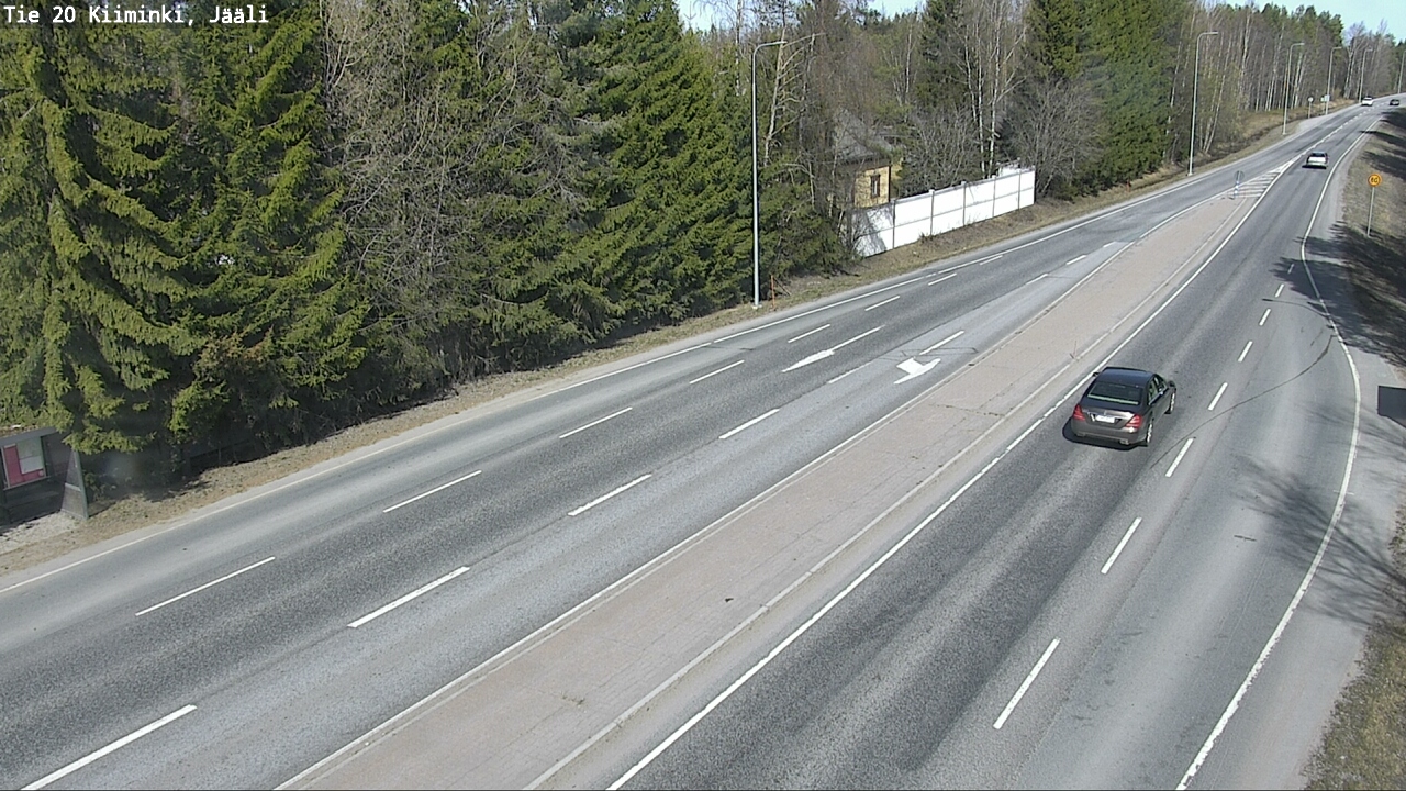 Weather Camera Image Road 20 Oulu Kiiminki, Jääli, Oulu, Pohjois-Pohjanmaa