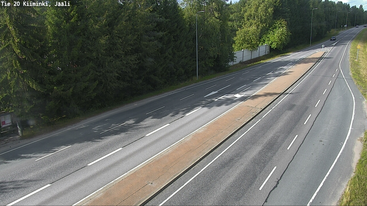 Weather Camera Image Väg 20 Uleåborg Kiiminki, Jääli, Oulu, Pohjois-Pohjanmaa