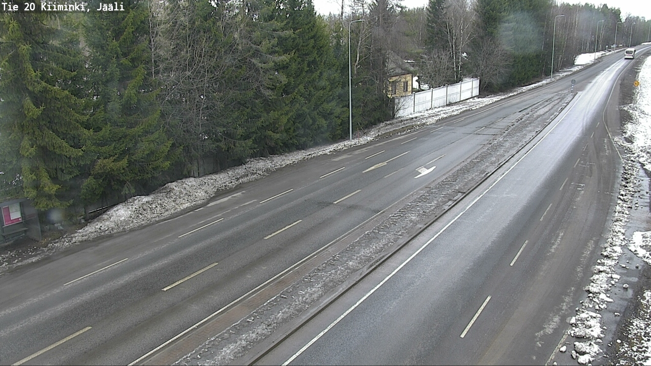 Weather Camera Image Road 20 Oulu Kiiminki, Jääli, Oulu, Pohjois-Pohjanmaa
