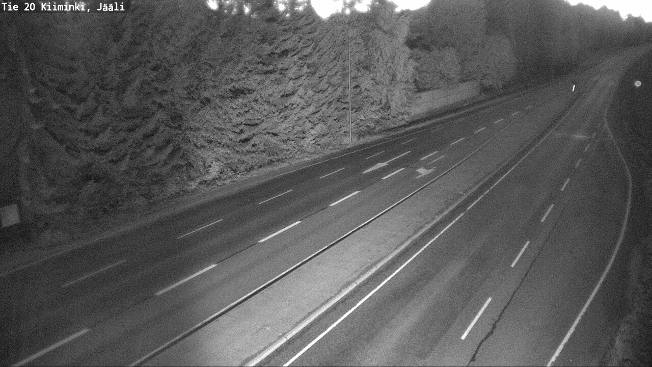 Weather Camera Image Väg 20 Uleåborg Kiiminki, Jääli, Oulu, Pohjois-Pohjanmaa