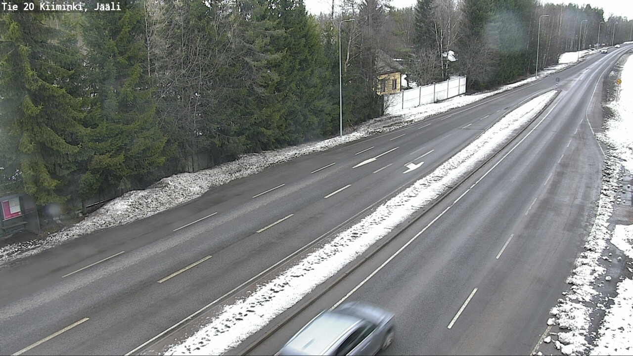 Weather Camera Image Väg 20 Uleåborg Kiiminki, Jääli, Oulu, Pohjois-Pohjanmaa