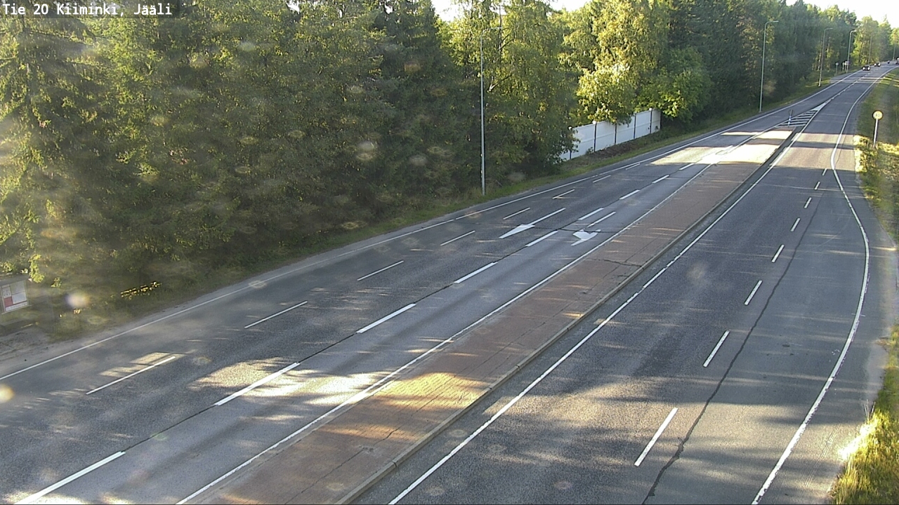 Weather Camera Image Väg 20 Uleåborg Kiiminki, Jääli, Oulu, Pohjois-Pohjanmaa
