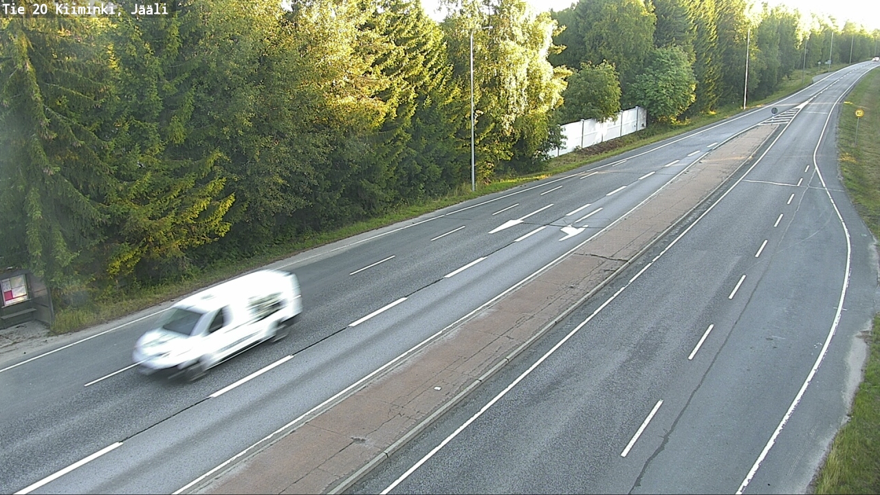 Weather Camera Image Väg 20 Uleåborg Kiiminki, Jääli, Oulu, Pohjois-Pohjanmaa